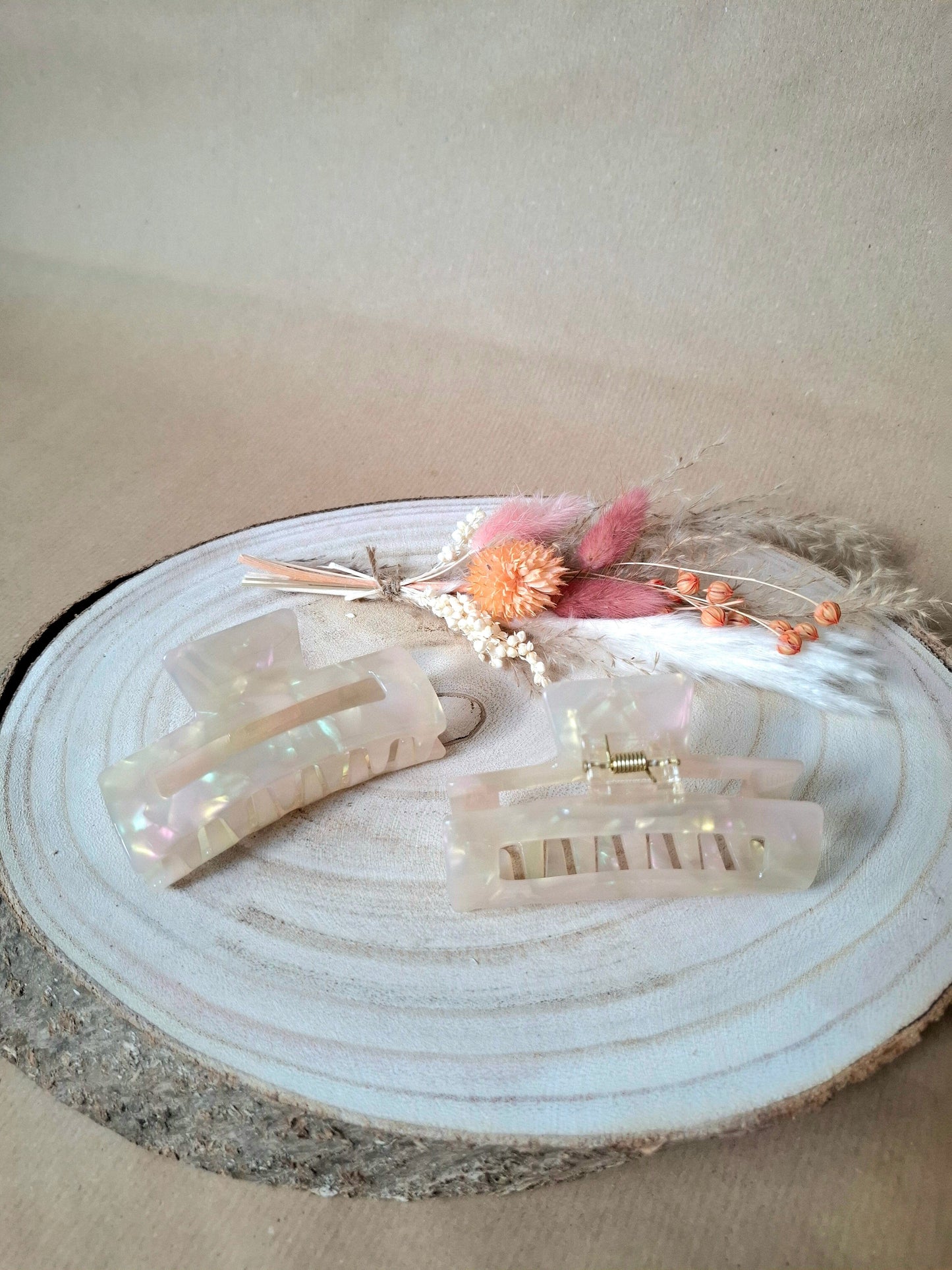 Haarspange 8,5cm Haarspange mama, myself & I Beige 