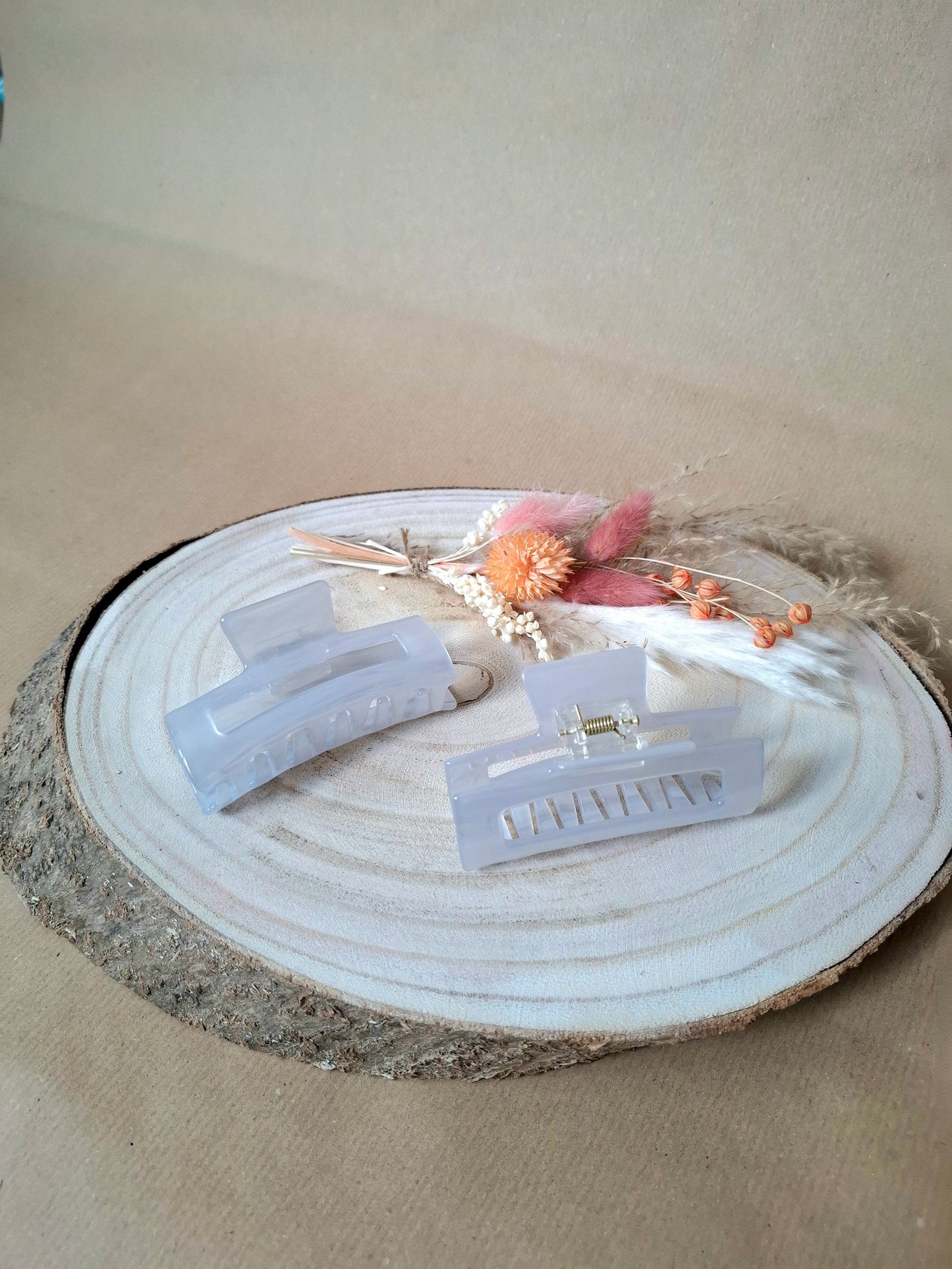 Haarspange 8,5cm Haarspange mama, myself & I Silber 