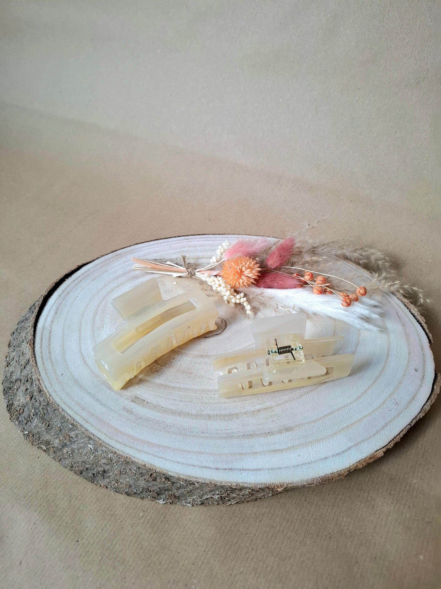 Haarspange 8,5cm Haarspange mama, myself & I Gelb 