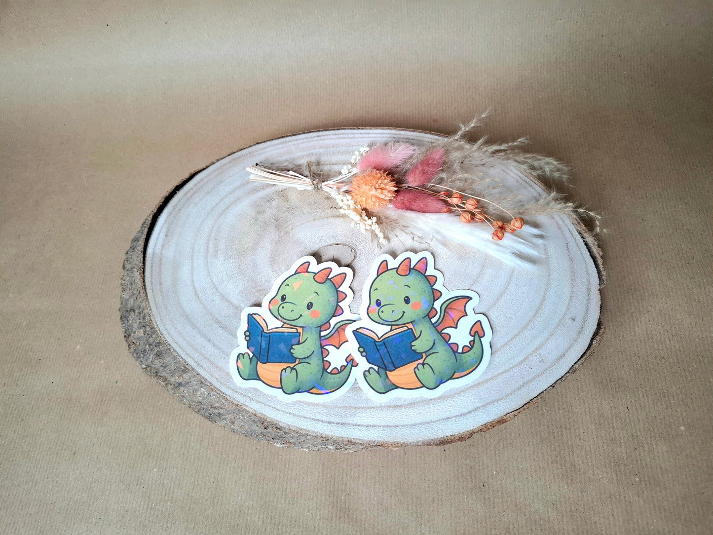 Lesezeichen Motiv mama, myself & I Drache 