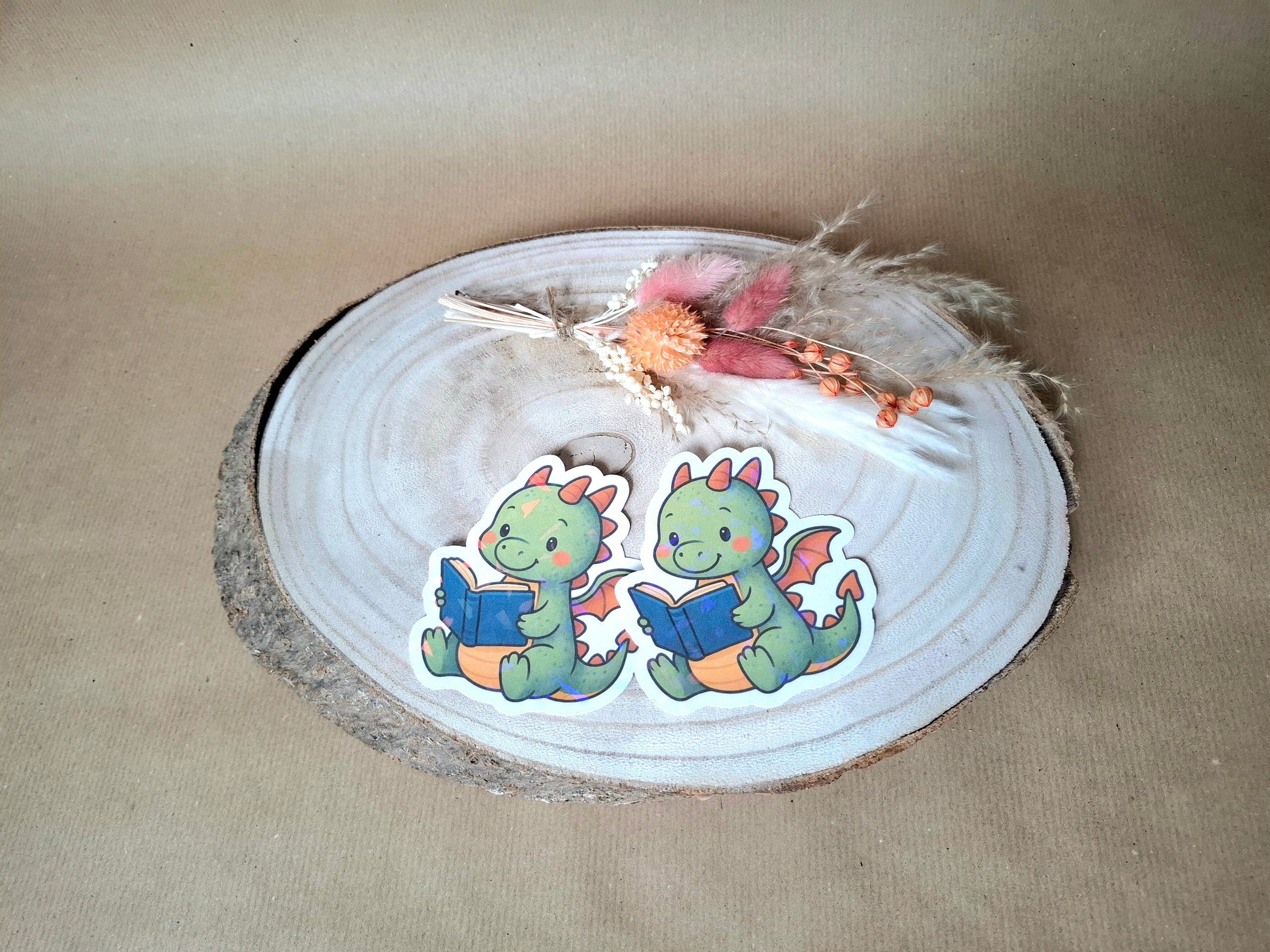 Lesezeichen Motiv mama, myself & I Drache 