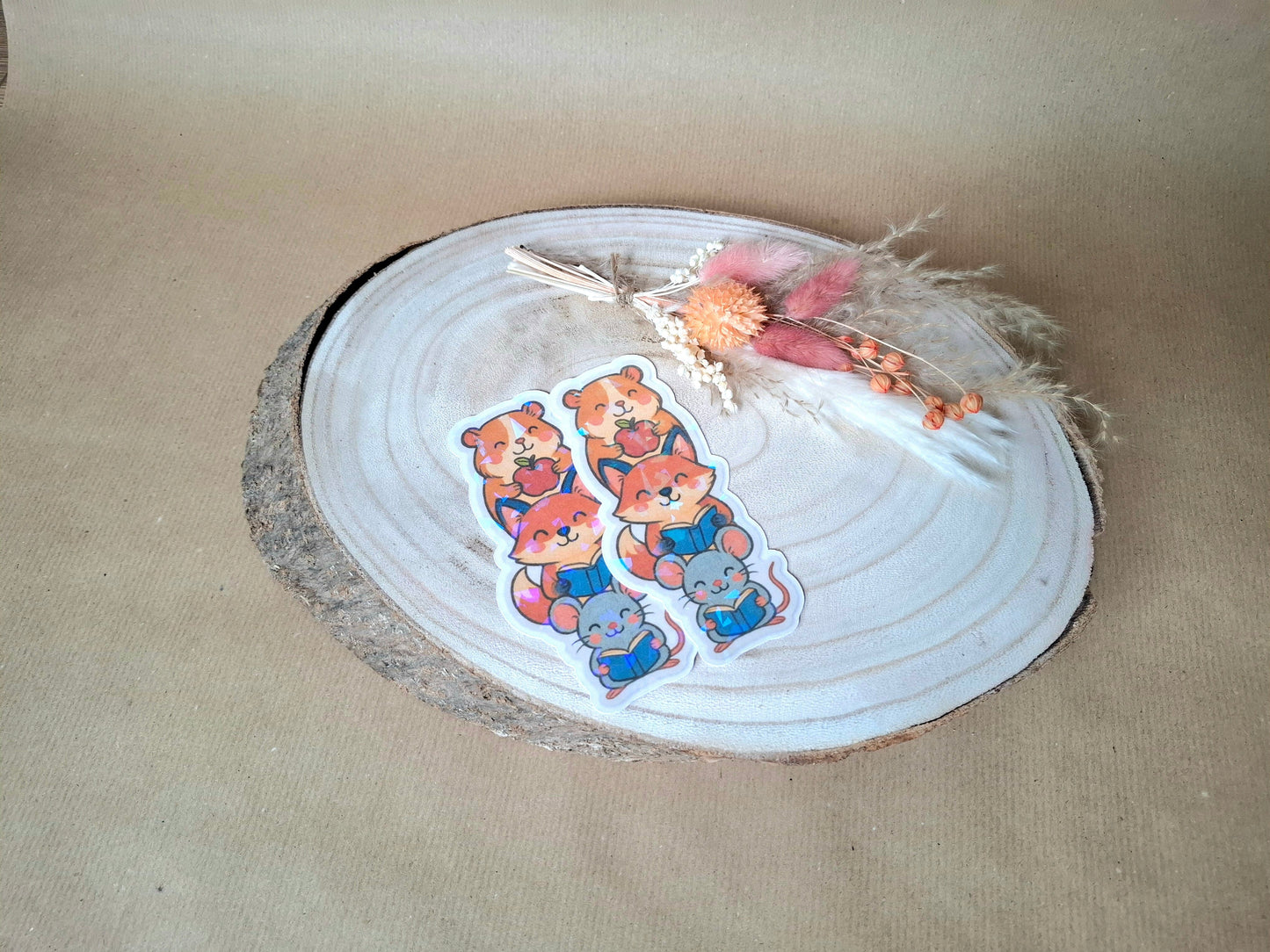 Lesezeichen Motiv mama, myself & I Tiere 