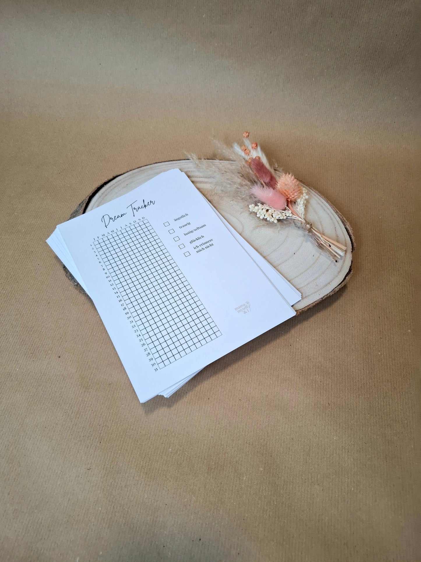 Selfcare Tracker Collection, A5, 26 verschiedene Tracker, Traum Tracker