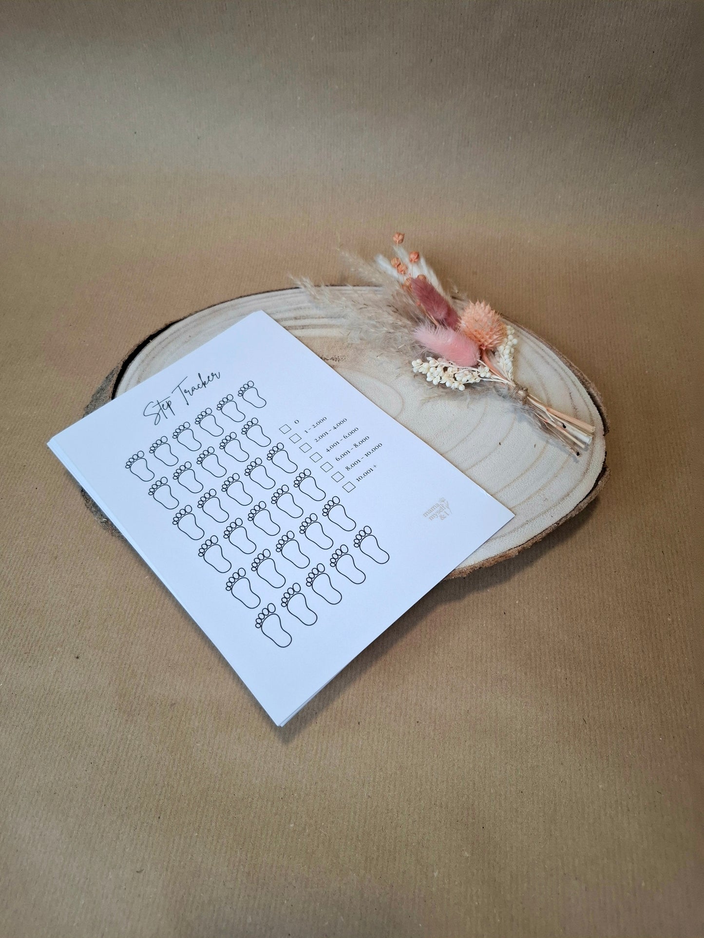 Selfcare Tracker Collection, A5, 26 verschiedene Tracker, Step Tracker